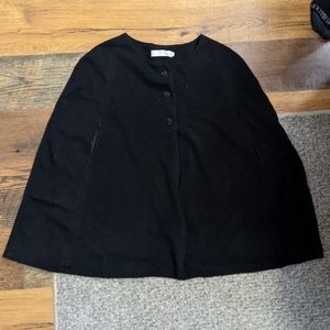 Black cape coat!